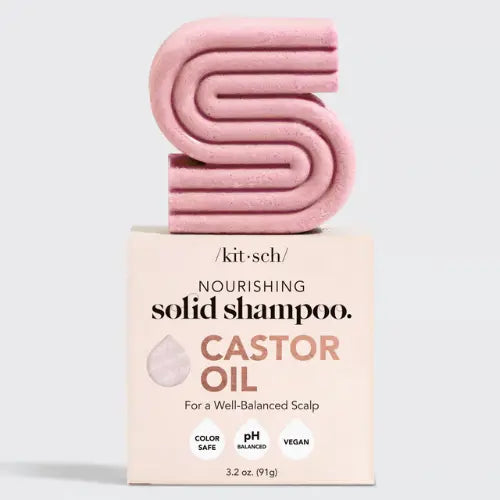 Kitsch -  Voedende Shampoobar met Castor Olie – Voor Gehydrateerd, Gezond Haar