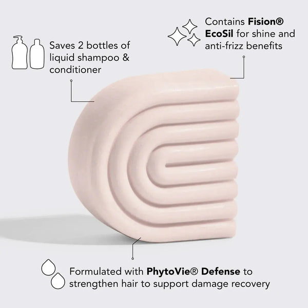 Kitsch Repairing Argan Oil Conditioner Bar – Herstellende Vaste Conditioner met Glans & Hydratatie – 77 g