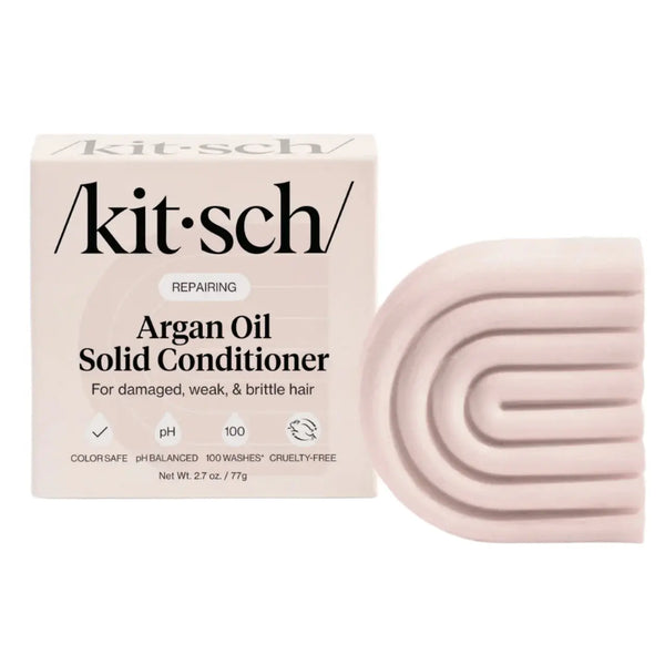 Kitsch Repairing Argan Oil Conditioner Bar – Herstellende Vaste Conditioner met Glans & Hydratatie – 77 g