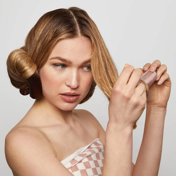 Kitsch - Hitteloze Krulrollers – Grote Satijnen Rollers voor Zachte Krullen (Set van 4)