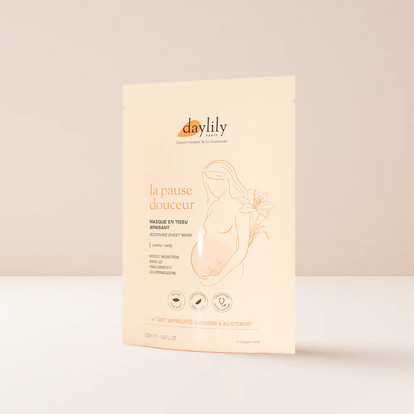 Daylily Paris - Belly Mask - La Pause Douceur Rustgevend Buikmasker - Sheetmasker