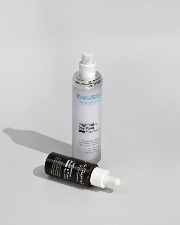 Mela White Serum in combinatie met Brightening Day Cream – Dr. Schrammek
