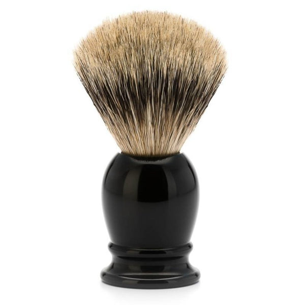 Mühle - Scheerkwast Silvertip Classic Zwart (M) - Beauty Junkies