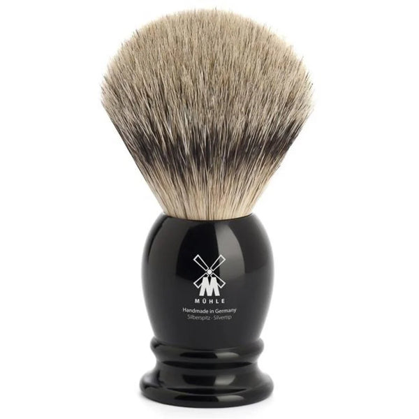 Mühle - Scheerkwast Silvertip Classic Zwart (M) - Beauty Junkies