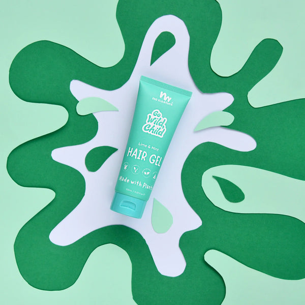 No Nasties  - Kids Hair Gel – Plantaardig & Alcoholvrij - Limoen & Munt (125 ml)