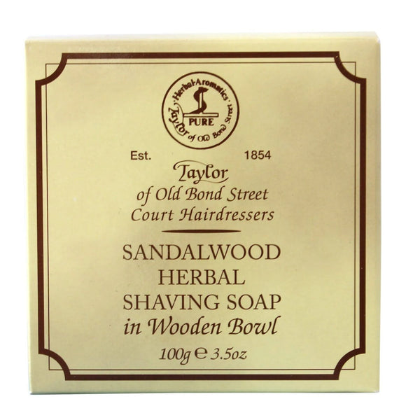 Taylor of Old Bond Street -  Wooden Bowl 100g Sandalwood