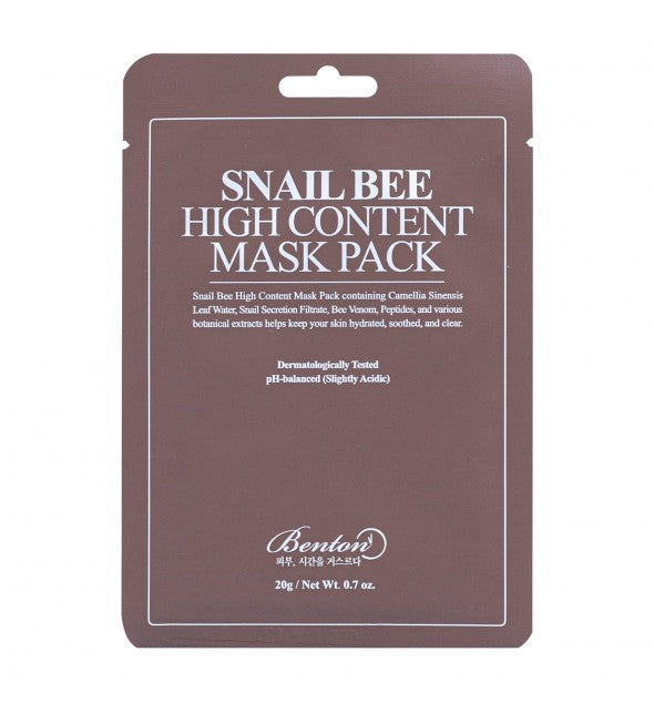 Benton - Snail Bee High Content Mask – Hydraterend & Anti-Aging