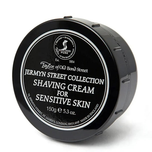 Taylor of Old Bond Street -  Scheercrème Jermyn Street Sensitive Skin 150gram - Beauty Junkies