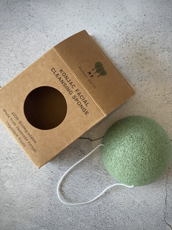 Me Mother Earth - Konjac Spons Green Tea - Beauty Junkies