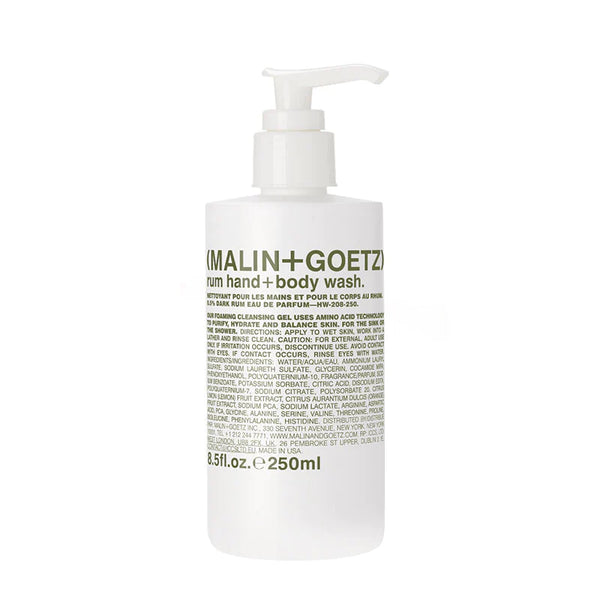 Malin+Goetz Rum -  Hand+Body Wash - Beauty Junkies