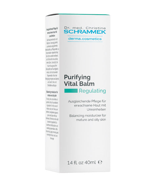 Dr Schrammek - Purifying Vital Balm - voor de volwassen huid met onzuiverheden - Beauty Junkies