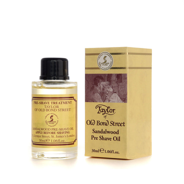 Taylor of Old Bond Street - Pre shave Olie Sandalwood (30ml) - Beauty Junkies