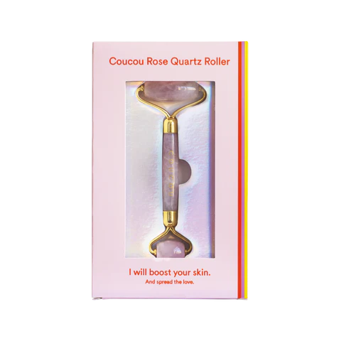 The Coucou Club - Rose Quartz Roller - Beauty Junkies Store
