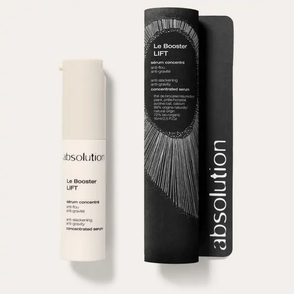 Absolution Le Booster Lift met verpakking op een witte achtergrond