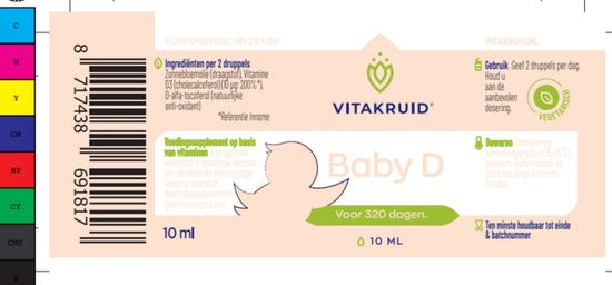 Vitakruid - Baby D - 10ml - Beauty Junkies