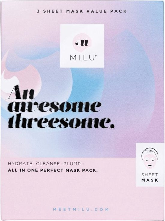 MILU cosmetics - Sheet Mask Gift Box - Beauty Junkies