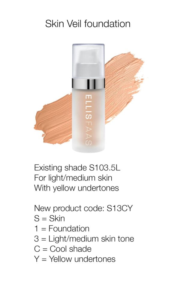Ellis Faas - Skin Veil Bottle - Foundation  - Mooi dekkende natuurlijke foundation - Beauty Junkies