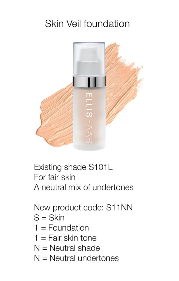 Ellis Faas - Skin Veil Bottle - Foundation  - Mooi dekkende natuurlijke foundation - Beauty Junkies