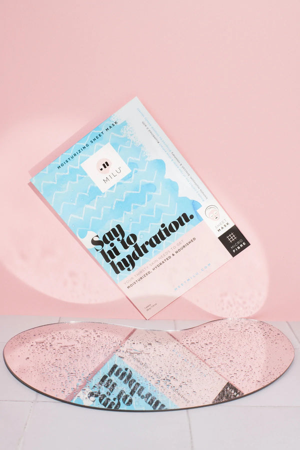 Milu - Moisturizing Sheet Mask -  Hydraterend Masker (1 stuk) - Beauty Junkies