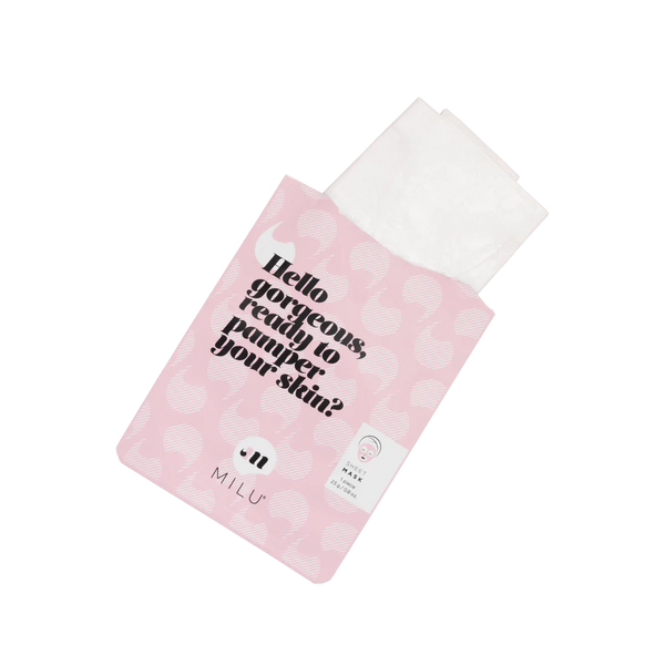 Milu - Moisturizing Sheet Mask -  Hydraterend Masker (1 stuk) - Beauty Junkies