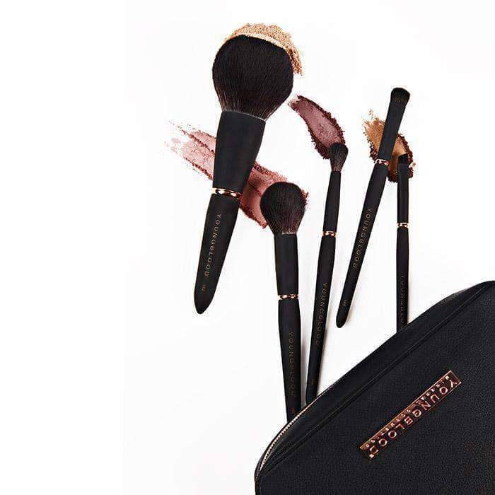 Youngblood - Jet Set  Make Up Brush Kit -all time favorite brushes -  Mix van diverse penselen - Beauty Junkies