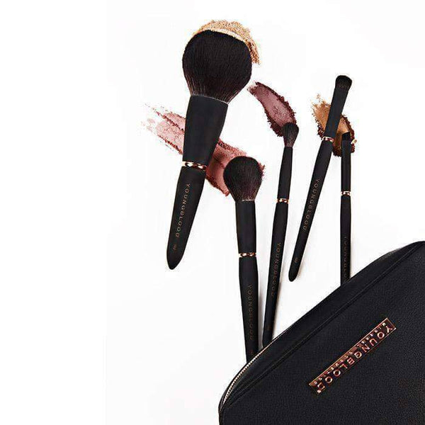 Youngblood - Jet Set  Make Up Brush Kit -all time favorite brushes -  Mix van diverse penselen - Beauty Junkies