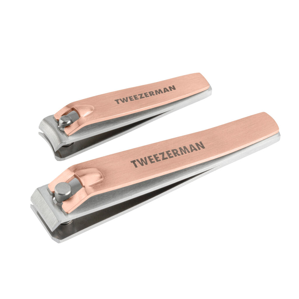 Tweezerman  - Combo Nagelknipper Set Rose Gold – Precisie & Stijl