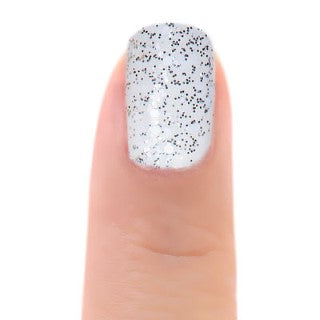 Zoya – Dallas – Vegan Glitter Topcoat met Witte en Zilveren Accenten