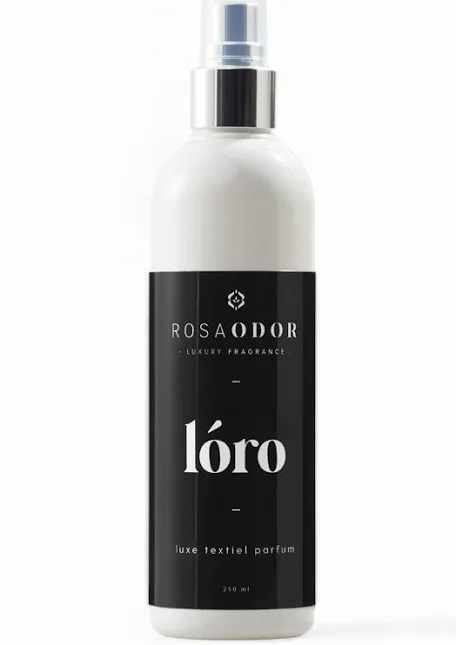 Rosaodor - Textielspray L’Oro – Argan, Iris Flower & Vanilla - Warm Bloemige Geur