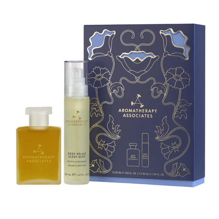 Aromatherapy Associates - A Gift of Sleep – Deep Relax Bad- & Doucheolie + Sleep Mist