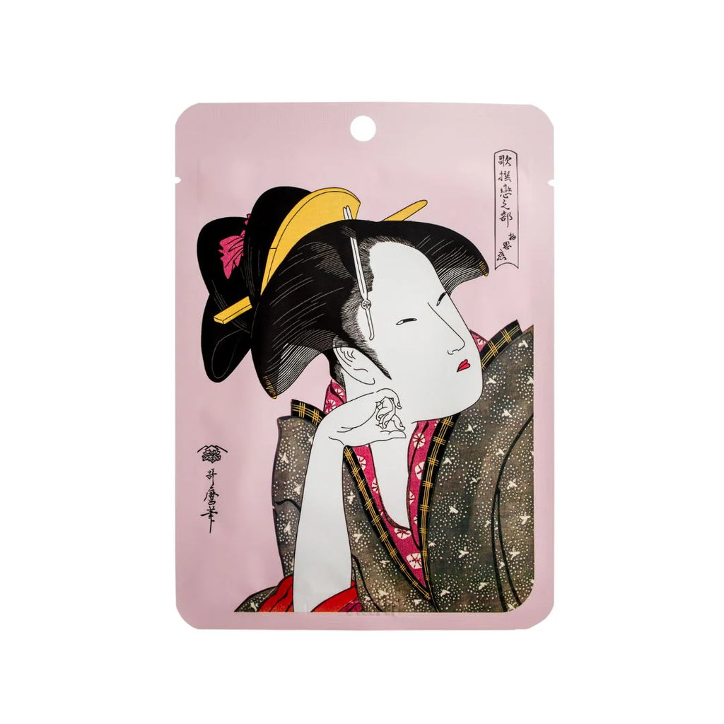 Mitomo - Camellia Flower Oil & Green Tea Sheetmasker - 1 stuks