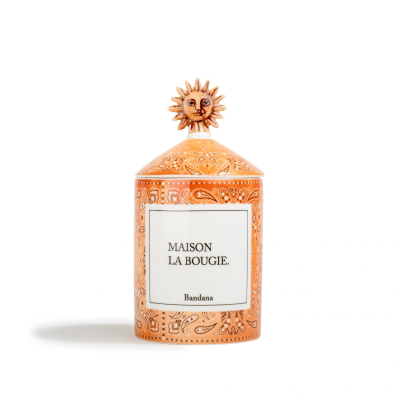 Maison La Bougie – Bandana Geurkaars in Keramiek 350 gram