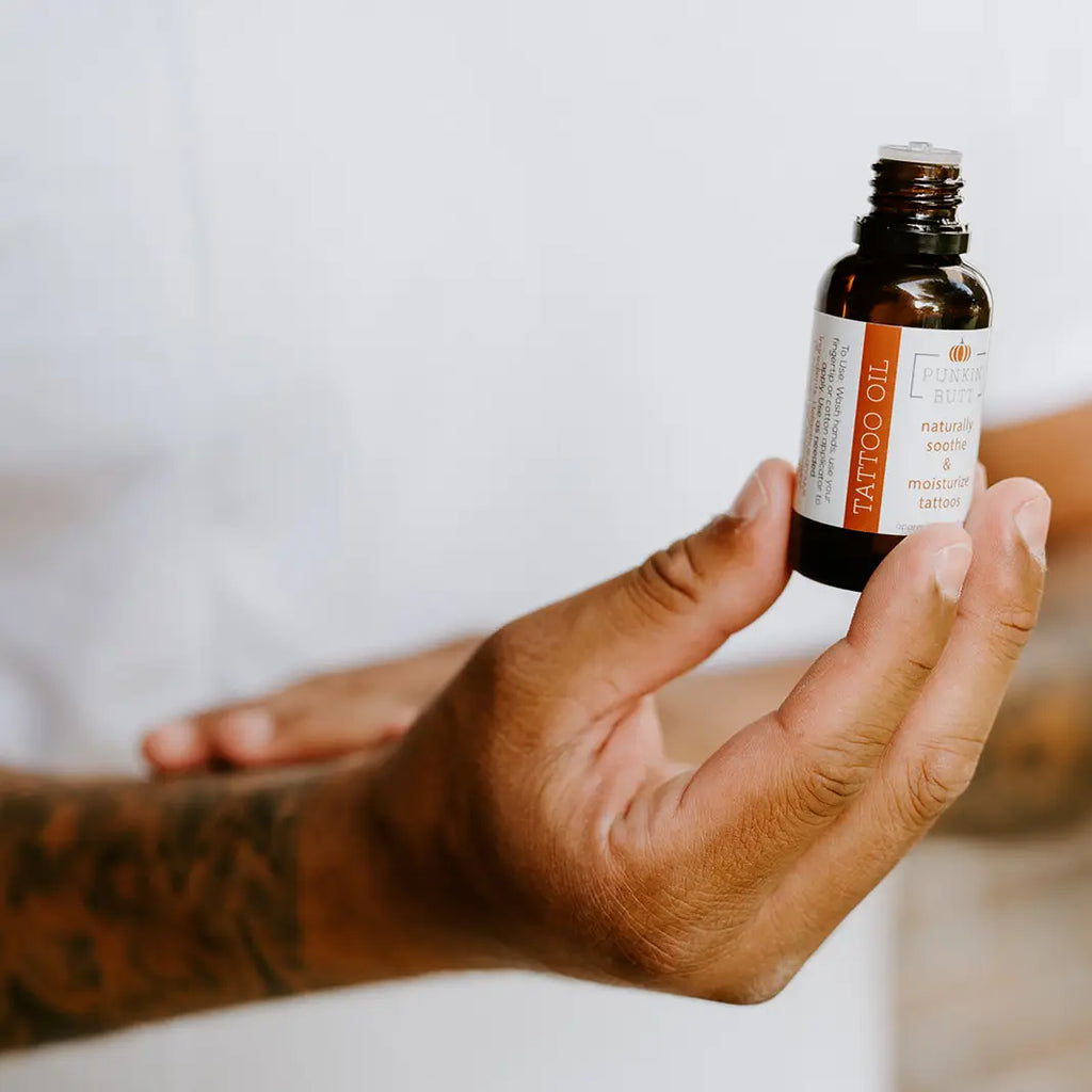 Punkin Butt Tattoo Oil – Natuurlijke Verzorging voor Nieuwe Tattoos