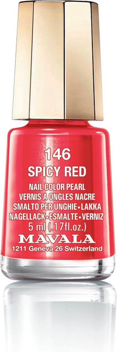 Mavala - würziges rot 146 - Mini -Nagellack