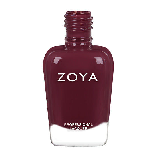 Zoya - Dagmar - Diep Pruimbruine Nagellak met Crème Finish