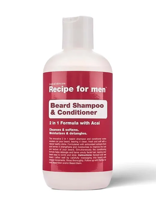 Recipe for Men Beard Shampoo & Conditioner – 250 ml