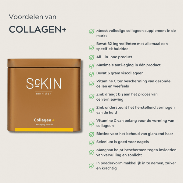ScKIN Nutrition – Collagen + – Aufbaustoffe für die Haut