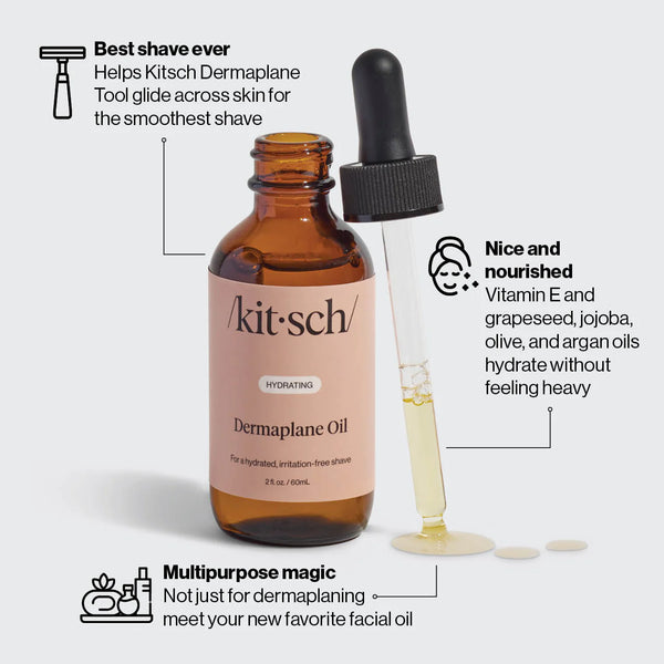 Kitsch - Hydrating Dermaplane Oil – Hydraterende Olie voor Dermaplaning & Gezicht
