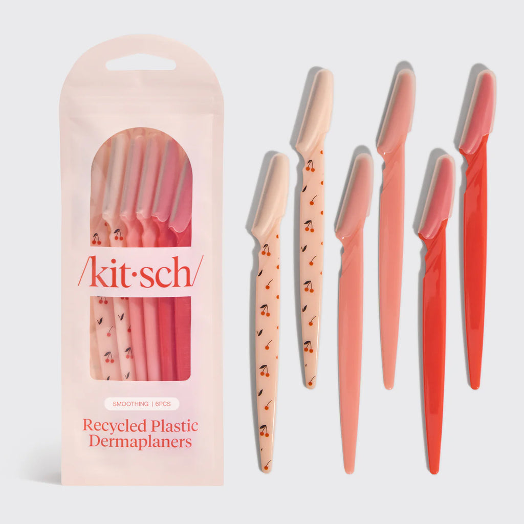 Kitsch - Cherry Blossom Dermaplaners – 6-delige Set voor Gladde & Stralende Huid