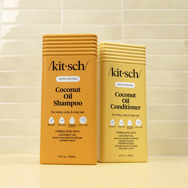 Kitsch - Coconut Oil Shampoo – Intense Hydratatie voor Krullend Haar