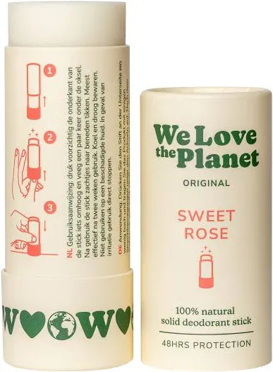 We Love The Planet Deodorant Stick – 100% Natuurlijk & Vegan 40 gram