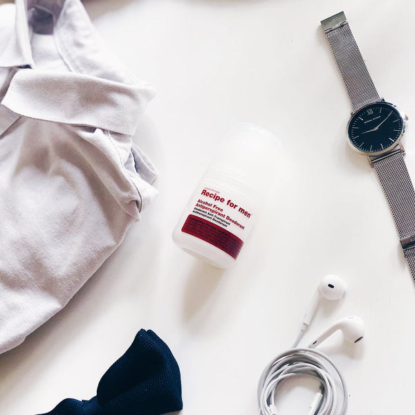 Recipe for Men - Antiperspirant Deodorant Roller - Alcohol Free Antiperspirant Deodorant