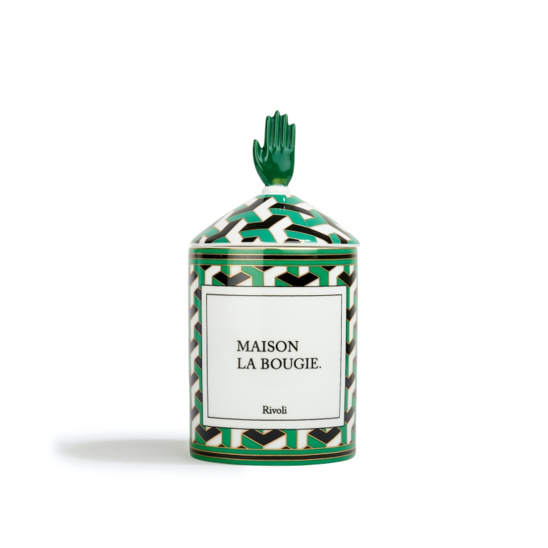 Maison La Bougie – Rivoli Geurkaars in Keramiek (350gram) - Handgemaakte Geurkaars