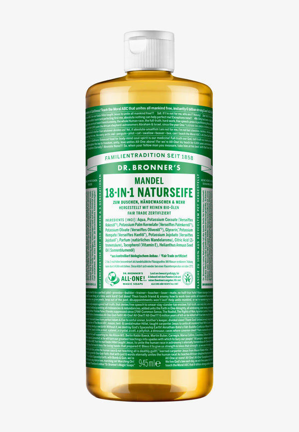 Dr. Bronner's - Vloeibare Zeep Amandel - Beauty Junkies