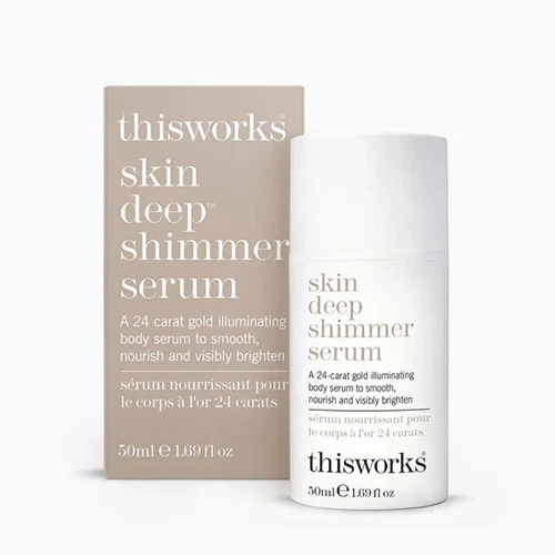 This Works Skin Deep Shimmer Serum | Lichaamsserum met 24-karaats Goud
