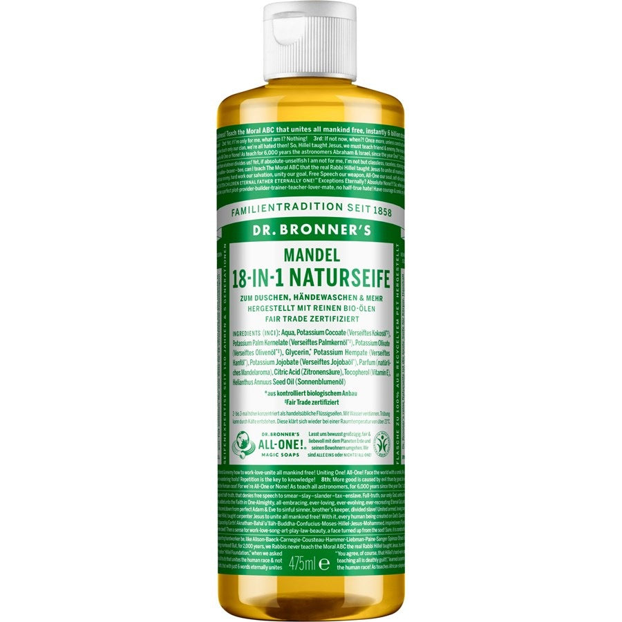 Dr. Bronner's - Vloeibare Zeep Amandel - Beauty Junkies