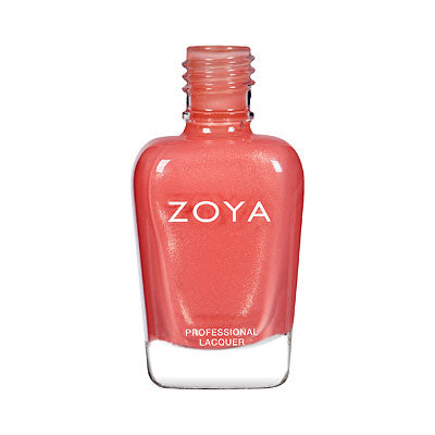Zoya Solstice – flesje oranje metallic nagellak met subtiele shimmer