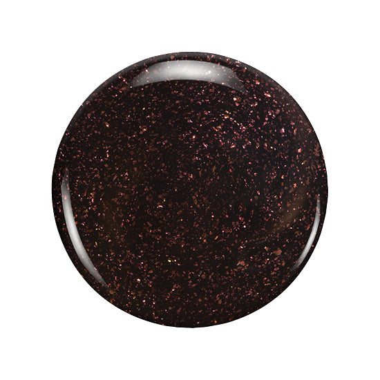 Zoya - Lilith – Zwarte Holografische Nagellak met Roze Gouden Flakes – Vegan