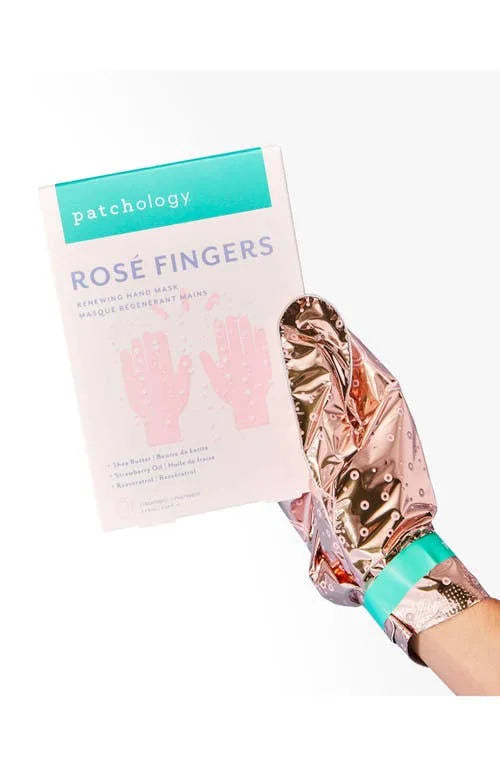 Patchology - Rosé Fingers Renewing Hand Mask - Herstellend & hydraterend handmasker