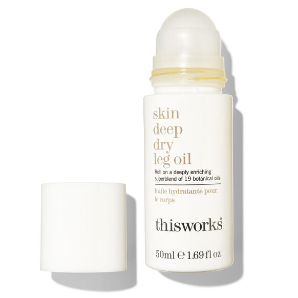 This Works Skin Deep Dry Leg Oil Roll-On | Droge Lichaamsolie